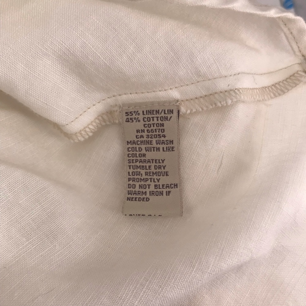 White Linen Sundress by Free People NWT - Picture 6 of 6